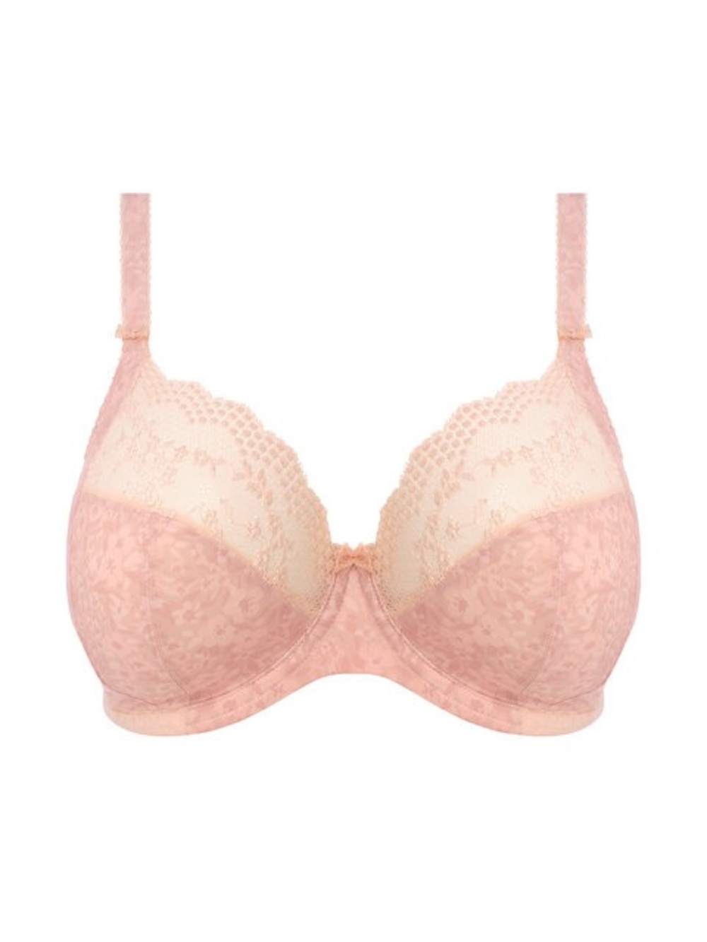 Elomi Blush Pink Lace Underwire Bra